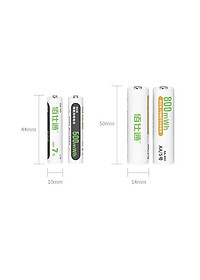 Vỉ 2 pin sạc AA AAA Beston 1.2V hàng nội địa Trung dùng cho micro karaoke, đồ chơi, đồng hồ, máy ảnh, điều khiển từ xa