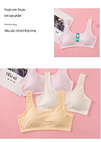 Áo Lót Nữ Học Sinh Ba Lỗ Cotton Thông Hơi Mút Liền 1376 – Êm Ái, Thoáng Mát