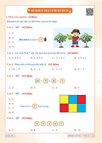 Đề Kiểm Tra Toán Lớp 1 - Cánh Diều (Tự Chọn Sách)