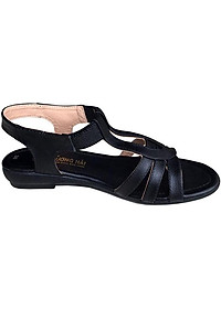 Giày sandal nữ Trường Hải đế cao 2.5cm quai dép da bò thật không nổ da đế cao su không trơn thời trang cao cấp SDN082