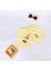 Combo 5 quần ngắn sơ sinh vải 100% cotton đủ màu xinh xắn cho bé