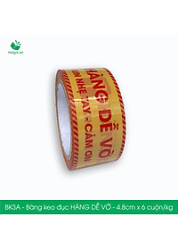 Combo 6 Cuộn Băng keo NIÊM PHONG - băng Keo HÀNG DỄ VỠ