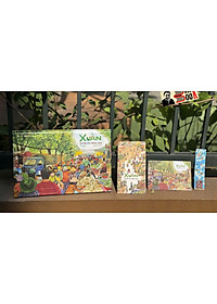 (Tặng kèm tập 5 lì xì, 1 thiệp, 1 bookmark) (Bìa cứng, In màu) XUÂN GỌI BẦU TRỜI NHUỘM NẮNG - Quỳnh Hương, Mía Studio - Slowbooks