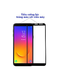 Kính Cường Lực Cho Samsung Galaxy J6 - Full Màn Hình - Màu Đen - Hàng Chính Hãng