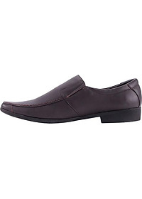 Giày Tây Nam Viền Chỉ Huy Hoàng HT7705 - Nâu
