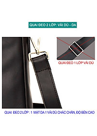 Cặp da công sở da bò Mill cao cấp B102 Bụi Leather - Bảo hành 12 tháng