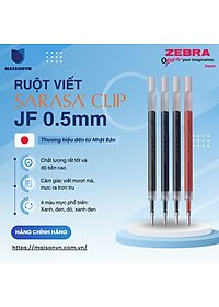 Ruột viết Sarasa clip JF 0.5mm - Zebra Nhật Bản - 1 cái