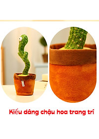 Cây xương rồng nhảy múa vui nhộn, uốn lượn, nhại tiếng, phát sáng - Xương rồng biết nói FUNU cao cấp - Hàng chính hãng