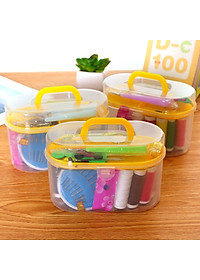 Hộp Kim Chỉ May Đồ Đa Năng Tiện Dụng 55 Món Phụ Kiện May Vá, Hộp Kim Chỉ Gia Đình Tiện Dụng