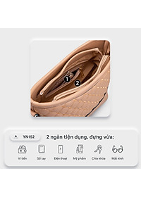Túi Yuumy ( Thời trang nữ đi chơi size 20 - Túi đeo chéo da Seasand YN152 )