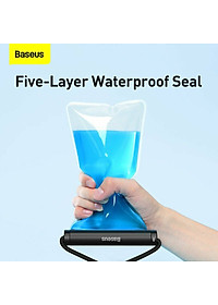 Túi chống nước dùng cho điện thoại Baseus nắp trượt chuẩn IP X8 - Baseus Cylinder Slide-Cover Waterproof Bag ( for under 7.2 inch SmartPhone) - Hàng chính hãng