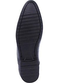 Giày Lười Nam Vân Cá Sấu Huy Hoàng HT7159 - Đen
