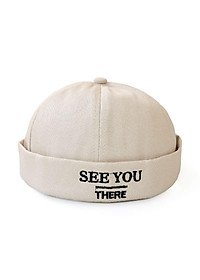 Mũ Tròn Miki Thêu Chữ SEE YOU K007_PY, Nón Tròn Thêu Phong Cách Đơn Giản. Mũ Tròn Cool Ngầu. Nam Nữ Mang Đều Đẹp