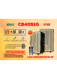 Dàn Karaoke Di Động ACNOS CB4051G - Hàng chính hãng