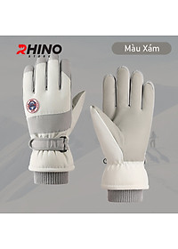 Găng tay lót lông cừu giữ ấm mùa đông chống gió, kháng nước Rhino G904 Bao tay chống trượt đi xe máy, xe đạp cho nam nữ, bảo hộ đi phượt