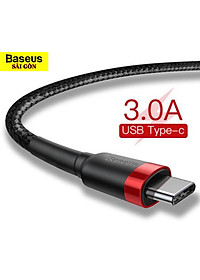 Cáp sạc Baseus Cafule Quick Charge và truyền dữ liệu tốc độ cao Usb to Type C 3A CATKLF- Hàng chính hãng