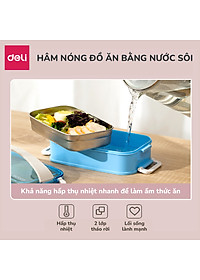 Hộp Cơm giữ nhiệt inox 304, hộp cơm văn phòng tiện dụng an toàn có thể sử dụng cho lò vi sóng