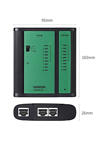 Bộ test mạng RJ45-RJ11 Ugreen 10950 cao cấp - Hàng chính hãng
