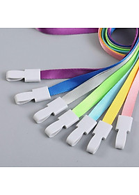 Thẻ Đeo Bảng Tên Nhựa Cute Kèm Dây Lụa