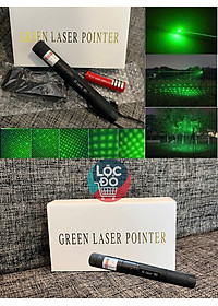Đèn laser siêu mạnh đèn lazer 303 tia xanh lá, đèn chiếu lazer dạy học