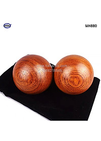 Combo 2 quả bi lăn tay gỗ hương để mộc (Đủ size) Mát xa giúp dẻo tay, chống mỏi toàn diện