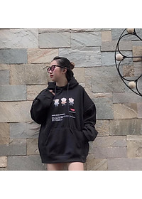 ÁO KHOÁC NỈ HOODIE GẤU NAM NỮ UNISEX - GIN STORE