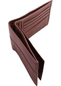Ví Nam Sọc Ngang Huy Hoàng HT2131 (12.5 x 10 cm) - Da