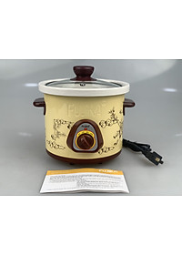 Nồi nấu chậm, nồi kho cá nấu cháo Fujika 1.5L/2.5L(chọn phân loại), công suất 140W-240W, màu ngẫu nhiên-hàng chính hãng