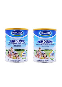 BỘ 2 LON SỮA BỘT NGUYÊN KEM CÓ ĐƯỜNG VINAMILK DINH DƯỠNG - 900G