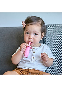 Bàn chải tập đánh răng và mát xa nướu silicon 360 cho bé Marcus & Marcus, từ 12 tháng