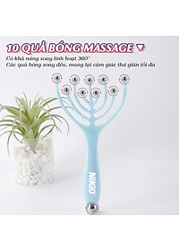 Cây massage đầu bạch tuộc Nikio NK-01C - Giúp Máu Lưu Thông Tốt | OKbuy