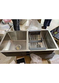 CHẬU RỬA INOX KAFF KF-HM8245L - Hàng Chính Hãng