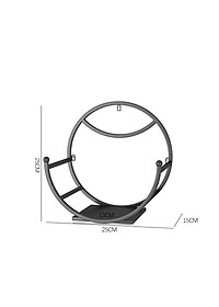 Kệ Treo Trang Trí Hình Bán Nguyệt Dán Tường Tiện Dụng ,Giá Treo Chậu Hoa Ban Công Phòng Khách- Phong Cách Hiện Đại- Chính Hãng MINIIN