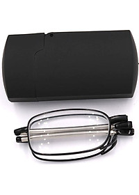 Kính lão gọng xếp màu đen tròng lão 1.5 độ_nam