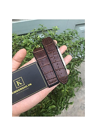 GIÁ HỦY DIỆT Dây đồng hồ HUBLOT nam lót da vân nâu case 42 size dây 19 - 25 - 22