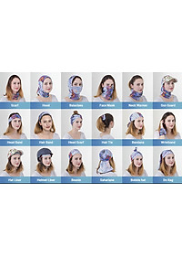 Khăn turban ống cotton tube nam nữ đa năng co giãn 9 kiểu dùng có video hướng dẫn