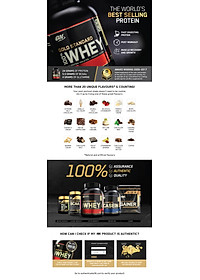 Thực Phẩm Bổ Sung Optimum Nutrition Gold Standard 100% Whey 10lb (4.5kg)