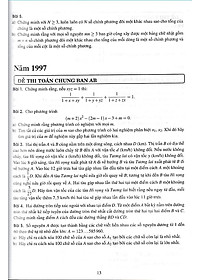 30 năm đề thi tuyển sinh vào lớp 10 môn Toán trường Phổ Thông Năng Khiếu (1996 - 2025)