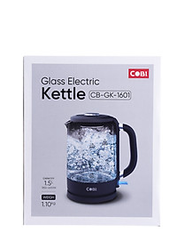 Ấm đun siêu tốc thủy tinh COBI 1.5L - Kết hợp Bình pha trà, tiện lợi đa năng - Hàng nhập khẩu chính hãng