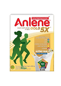 Combo 2 Sữa Bột Anlene Gold Hương Vanilla (Hộp giấy 1200g) - Tặng ấm đun Điện Quang hoặc Bình Nước