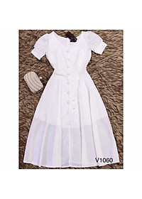 ĐẦM VINTAGE TAY PHỒNG MYMY