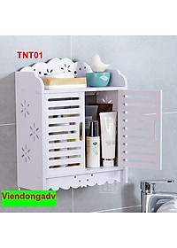 Tủ nhà tắm chống thấm nước - Kệ lắp ráp treo tường nhà tắm TNT01 - Nội thất lắp ráp
