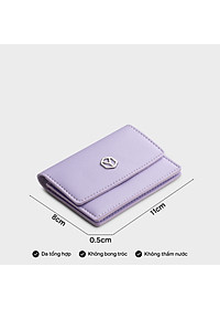 Ví Yuumy ( Thời trang nữ dáng ngắn nắp gập - Ví da Seasand YV100 )
