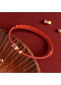 VÒNG TAY DÂY CHỈ ĐỎ CÁ CHÉP CÔNG DANH , THI CỬ THĂNG TIẾN , TÀI LỘC SUNG TÚC