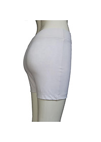 Quần Legging Nữ Bosimaz MS342 đùi không túi màu trắng cao cấp, thun co giãn 4 chiều, vải đẹp dày, thoáng mát.