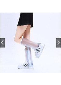 Ủng/ Bọc Giày đi mưa cao cổ trắng - Đồ phượt.