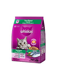 Thức Ăn Cho Mèo Whiskas Adult 1+ Years Vị Cá Ngừ 3kg/Túi