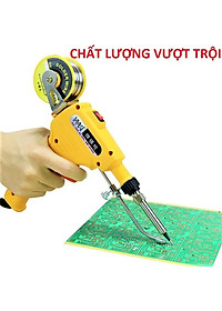 Mỏ hàn tự động đẩy thiếc 60w mẫu mới bản đặc biệt mũi thẳng loại tốt gia nhiệt nhanh