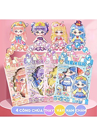 Đồ Chơi Búp Bê Từ Tính Nam Châm Thay Trang Phục Công Chúa