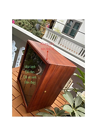 Tủ Xoay Đồng Hồ Cơ 8 Ngăn Vỏ Gỗ Lót Nỉ Nhung Hộp xoay, tích cót, lắc